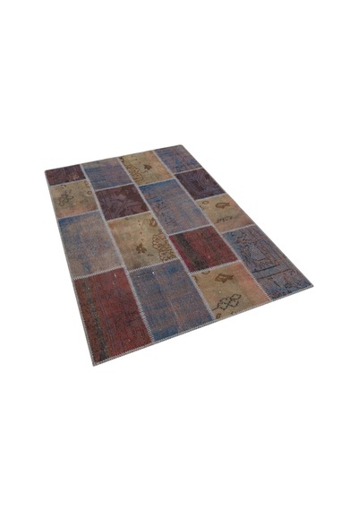 Klasik Modern Patchwork Eskitme Halı 120 X 180 Cm 5810