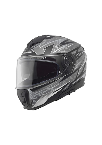 Schuberth S3 Kapalı Thunder Motosiklet Kaskı Grİ Siyah