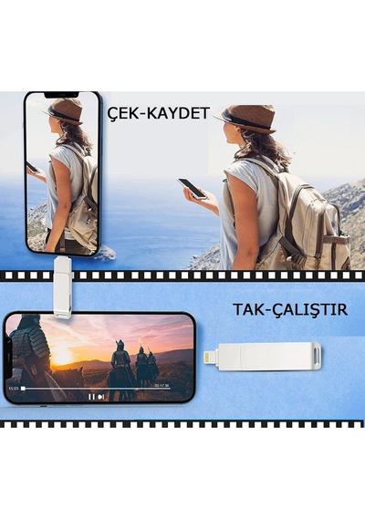 Apple Uyumlu 64 Gb Flash Bellek İphone Usb Lightning Otg Çift Taraflı Harici Depolama Çift Taraflı Bağlantı Lightning + Usb : Bir Tarafı İphone, İpad Ve İpod Touch Cihazlarla Diğer Tarafı İse Pc, Mac Ve Otg Destekli Android Sistemlerle Tam Uyumludur. Apple Uyumlu 64 Gb Flash Bellek İphone Usb Lightning Otg Çift Taraflı Harici Depolama Çift Taraflı Bağlantı Lightning + Usb : Bir Tarafı İphone, İpad Ve İpod Touch Cihazlarla Diğer Tarafı İse Pc, Mac Ve Otg Destekli Android Sistemlerle Tam Uyumludur.
