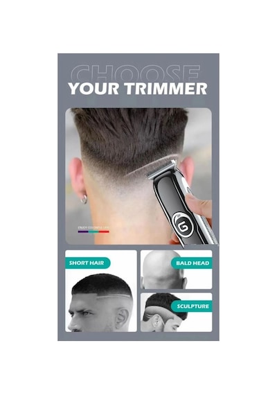 Rd-6050 Lazer Epilasyon Öncesi Saç Sakal Ense Tıraş Makinesi T Bıçaklı Tüm Vücut 0 Traş Aleti