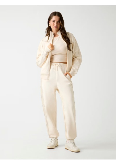 Guess V5bb23kcx22 Octavia Jogger Kadın Pantolon Beyaz