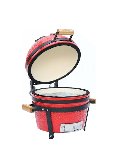 Kamado Seramik Mangal 40 Cm Kırmızı