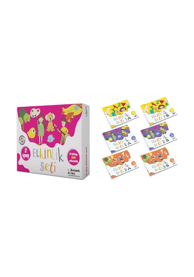 2 Yaş Etkinlik Seti (6 Kitap 206 Etkinlik)