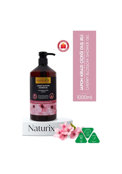 Naturix Japon Kirazı Çiçeği Duş Jeli 1 L