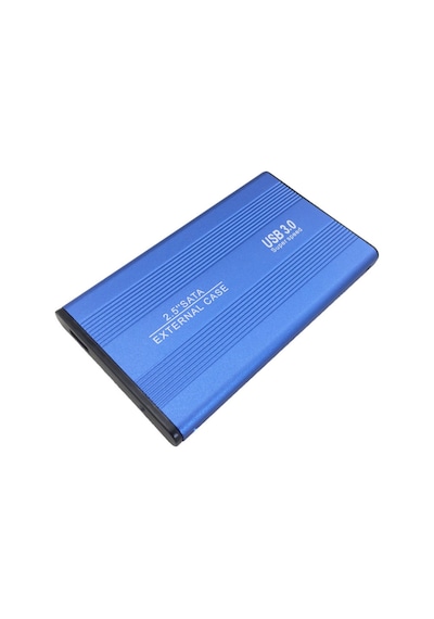 2.5 İnç Usb 3.0 Sata Harddisk Hdd Kutusu 5 Gbps + Mavi