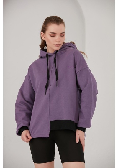Alexander Gardi Alexandergardı Yanları Yırtmaçlı Sweatshirt (B22-37600)