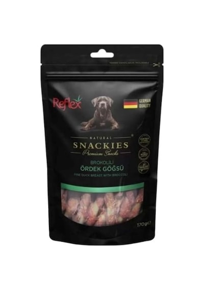 Reflex Ördek Göğsü Brokolili Köpek Ödülü 170 Gr