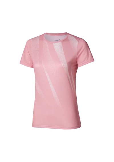 Mizuno Core Graphic Kadın Tişört Pembe Çok Renkli