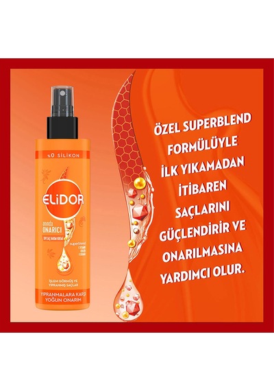 Elidor Sıvı Saç Bakım Kremi Anında Onarıcı 200 Ml X1 + 7/24 Kurtarıcı Bakım Kremi 240 Ml