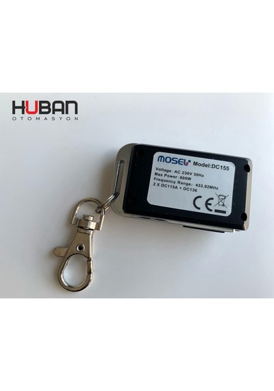 Mosel Kepenk Kumandası Dc115-A Sürgü Kapakli Tek Kanallı