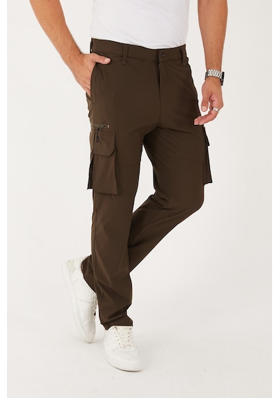 Camp Scoutland Camp528 Outdoor Tactical Su İticili Likralı Yazlık Erkek Taktik Pantolon Haki