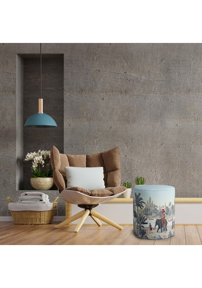 Adawall Otantik Manzara Tasarımlı Puf