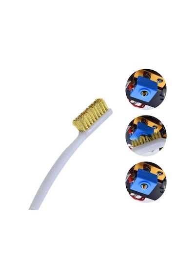 3d Yazıcı Nozzle Temizleme Fırçası Bakır Telli Fırça