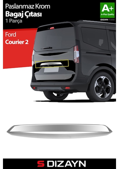 S-dizayn Ford Courier Krom Bagaj Çıtası 2023 Üzeri A+ Kalite