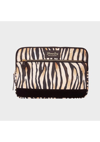 Bloominbag Stripy Tricky İpad Uyumlu / Tablet Kılıf Tablet Kılıfı Kahverengi - Siyah