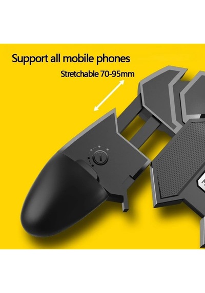 Ayrex Coverzone 4 Tetikli Mobil Oyun Kolu 90 Dönebilen Gövde, Ergonomik Kavrama, Dayanıklı Fiber Malzeme, Andr