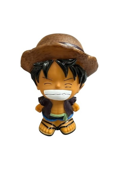 Piece Luffy Figürlü Kumbara Plastik 20 Cm Mor