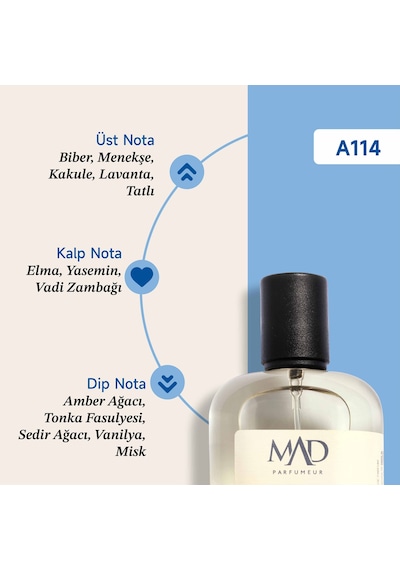 Mad A114 SelectiveErkek Parfüm EDP 100 ML