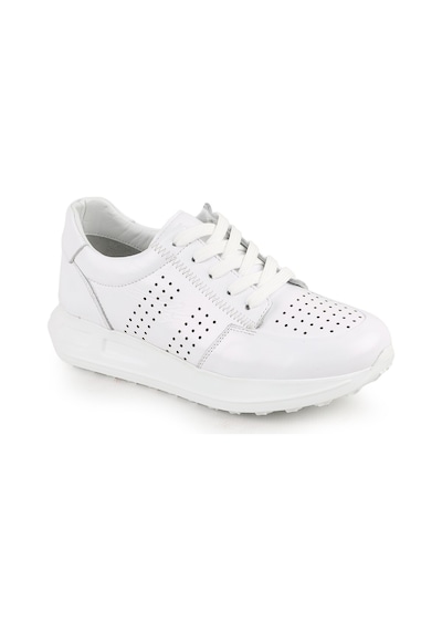 Libero L10.2255 Hakiki Deri Baskılı Ultra Hafif Kalın Eva Taban Kadın Casual Sneaker Beyaz Libero L10.2255 Hakiki Deri Baskılı Ultra Hafif Kalın Eva Taban Kadın Casual Sneaker Beyaz