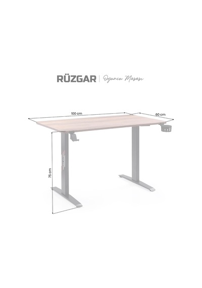 Xdrive Rüzgar Oyuncu Masası Barok 100x60 Açık Ceviz