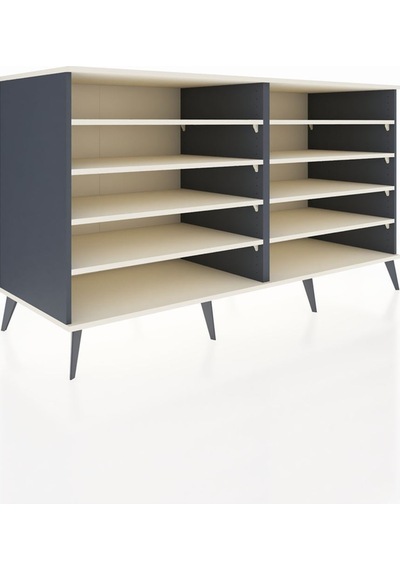 Kronos Konsol 8 Raflı 176x59x99 Antrasit-aytaşı Aytası/aytası - Antrasıt Kronos Konsol 8 Raflı 176x59x99 Antrasit-aytaşı Aytası/aytası - Antrasıt