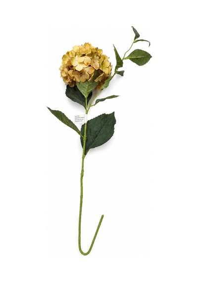 Yapay Çiçek Ortanca Hydrangea Spray Yapraklı, Bej, 31 İnç, 1 Adet, İç Mekan Dekorasyonu İçin Çok Renkli