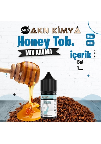 Akn Kimya Honey Tob Mix Aroma Gıda Aroması 10 Ml