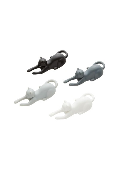 4'lü Sevimli Kedi Magnet Seti - Buzdolabı Magneti Kedi Magnet
