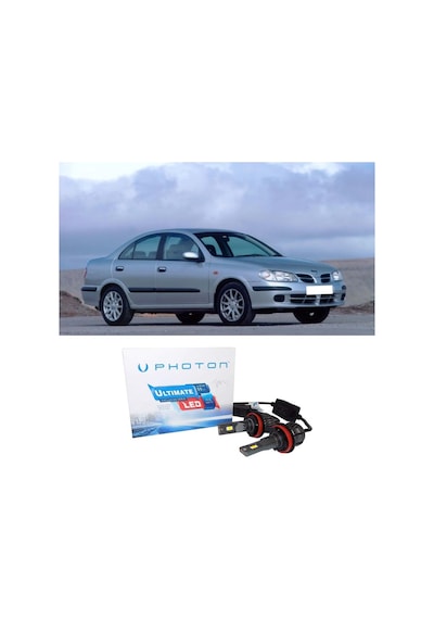 Nissan Almera Led Xenon Kısa Far Ampulü H7 Ultimate Yeni Seri Beyaz 2001-2004