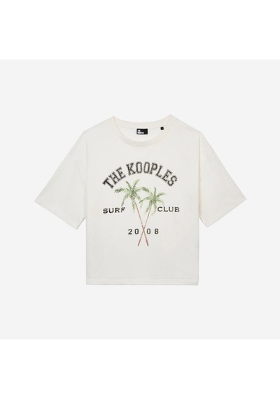 The Kooples Kadın Ekru T-shırt Beyaz