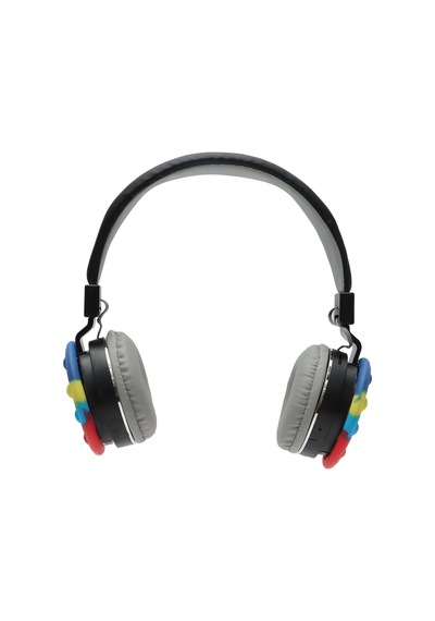 Kt-55c Unicorn Popit Kablosuz Kulaklık Şarjlı Kulaküstü Bluetooth Kulaklığı Mikrofonlu Hafıza Kartı Girişli Sevimli Kulaklık