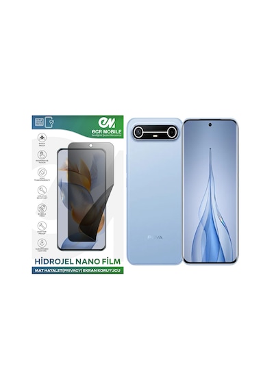 Tecno Pova Slim 5g İle Uyumlu Mat Hayalet Privacy Hidrojel Film Ekran Koruyucu