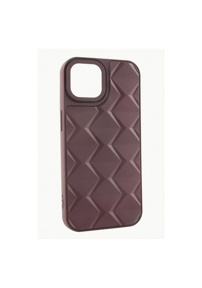 Apple iPhone Uyumlu 14 Pro Prizma Desenli Lüx Liza Kılıf Bordo