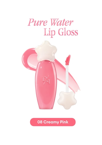 Dasique Pure Water Lip Gloss 08 Creamy Pink