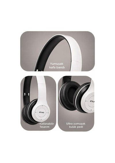 P47 Fm Li Bluetooth Kulaklık
