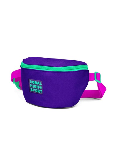 Coral High Sport Mor Pembe İki Bölmeli Bel Çantası 22620 Pembe