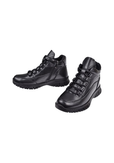 New Diamond Hakiki Deri Comfort Kısa Kadın Bot Nd-25604 Siyah