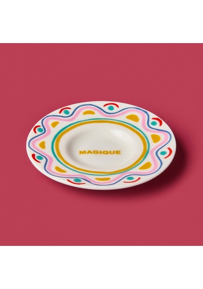 Kitchen Magique Çay Tabağı - Renkli - 13 Cm