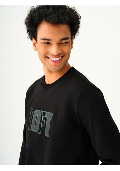 Loft Erkek Sweatshirt Siyah Lf2037420 25kp69000091 P6934 Siyah