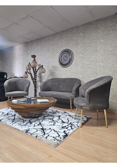 Zafir Teddy Takım Gold Kaplama Sivriltme Ayak Çay Seti Koltuk - Berjer , Balkon, Salon, Ofis Kahverengi Zafir Teddy Takım Gold Kaplama Sivriltme Ayak Çay Seti Koltuk - Berjer , Balkon, Salon, Ofis Kahverengi