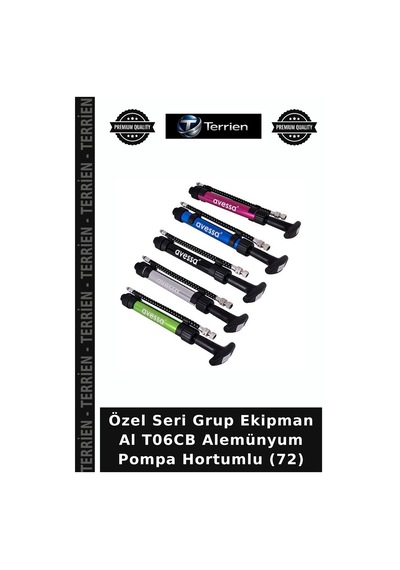 Özel Seri Grup Ekipman Al T06cb Alemünyum Pompa Hortumlu 72 Çok Renkli
