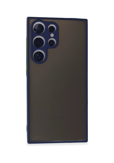 Magicool Samsung Galaxy Uyumlu S24 Ultra Kılıf Montreal Silikon Kapak - Lacivert