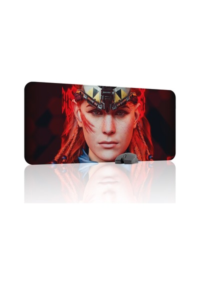 Horizon Zero Kaymaz Dikişli Kauçuk Oyuncu Mousepad V3 - 90x40 Xxl Gaming Mouse Pad Fare Altlığı