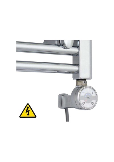 Elektrikli 500x1100 Dekoratif Resistanslı Krom Havlupan