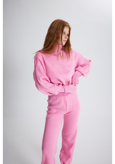Holly Lolly Alt Üst Triko Thinky Takım Pembe