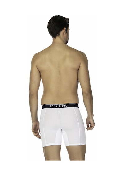 D'S Damat Comfort Boxer Uzun Beyaz