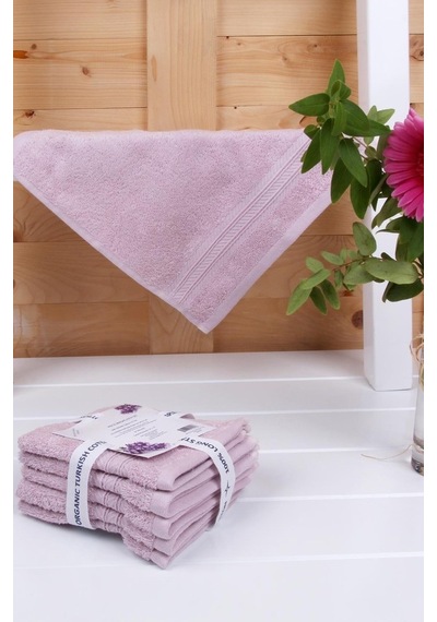 Baveno Indigo Ağacı Bitkisel Organik Boyama 6'lı 33x33 Havlu