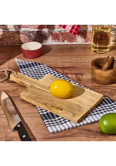 Houseware Mango Kesme Tahtası - Kahverengi - 16x33x1,4 Cm Ahşap