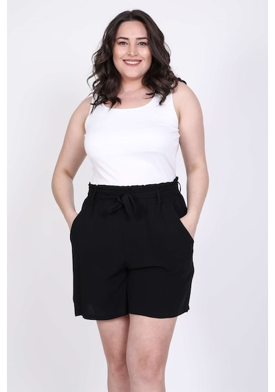 Myline Beli Lastikli Ve Kuşaklı Şort (532247577)