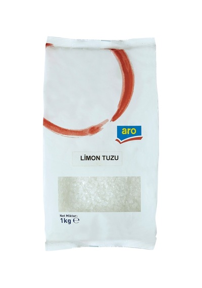 Aro Limon Tuzu 1 Kg - Tazeleyici Ve Koruyucu Gıda Katkısı 5'li Avantaj Paketi - 5 Adet Tarı